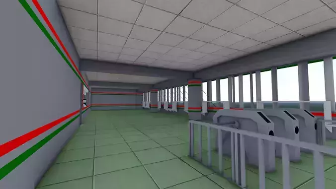 Basketball Arena 3D model