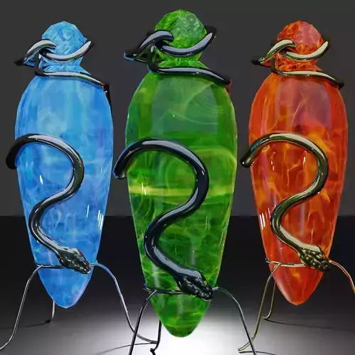 Snake Potion Low-poly 3D model
