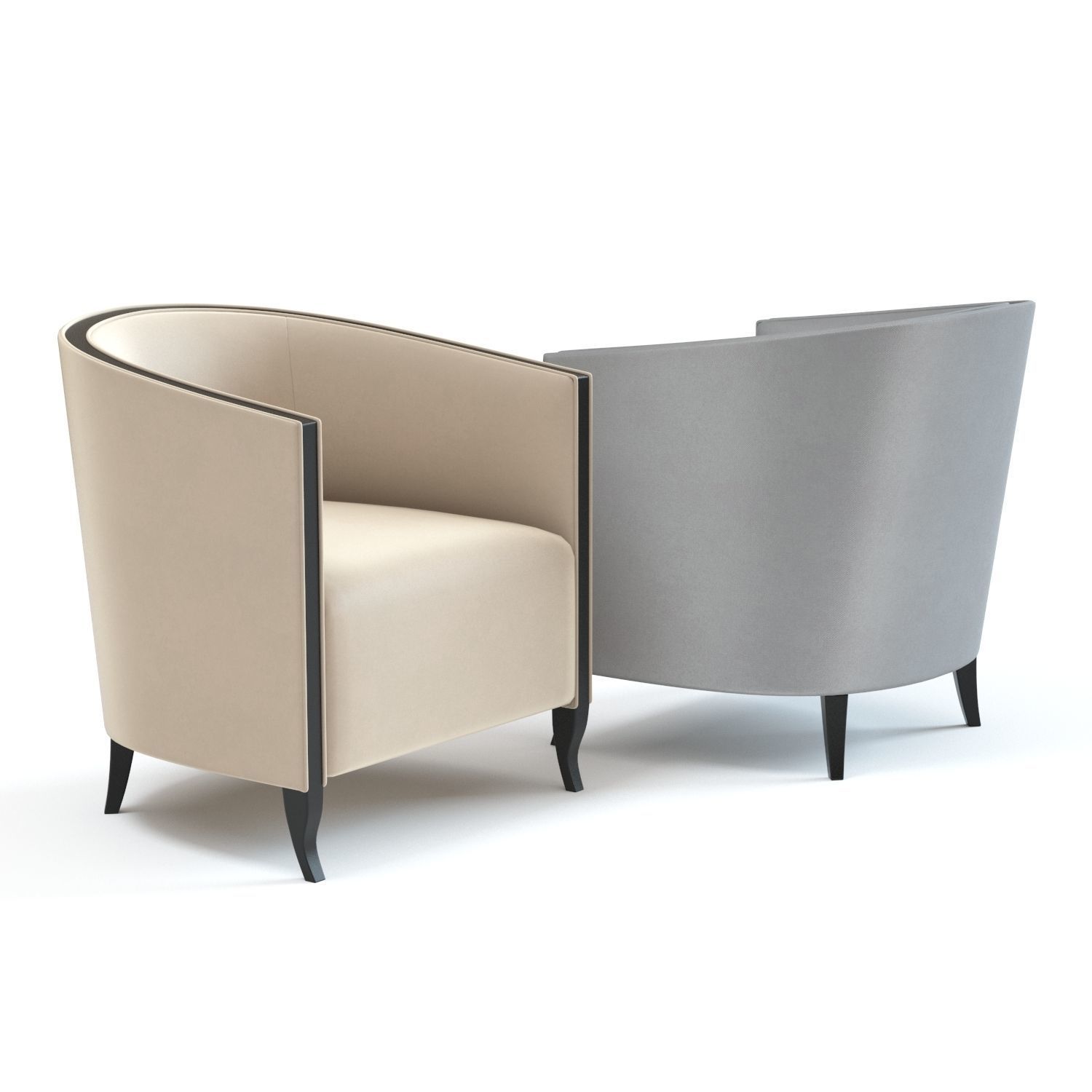 The Sofa and Chair Co - Kenzo Armchair 3D model_1