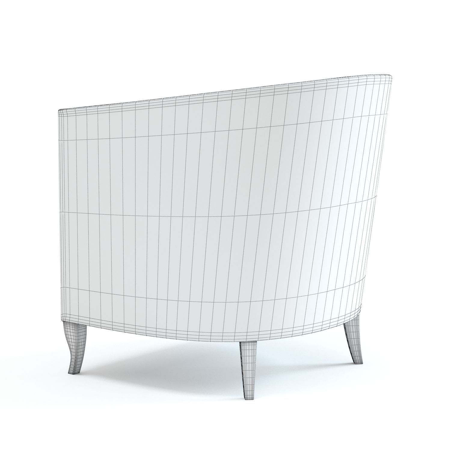The Sofa and Chair Co - Kenzo Armchair 3D model_6