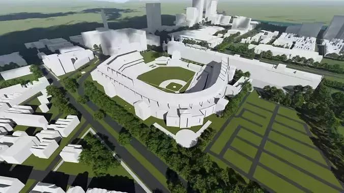 Oriole Park at Camden 3D model
