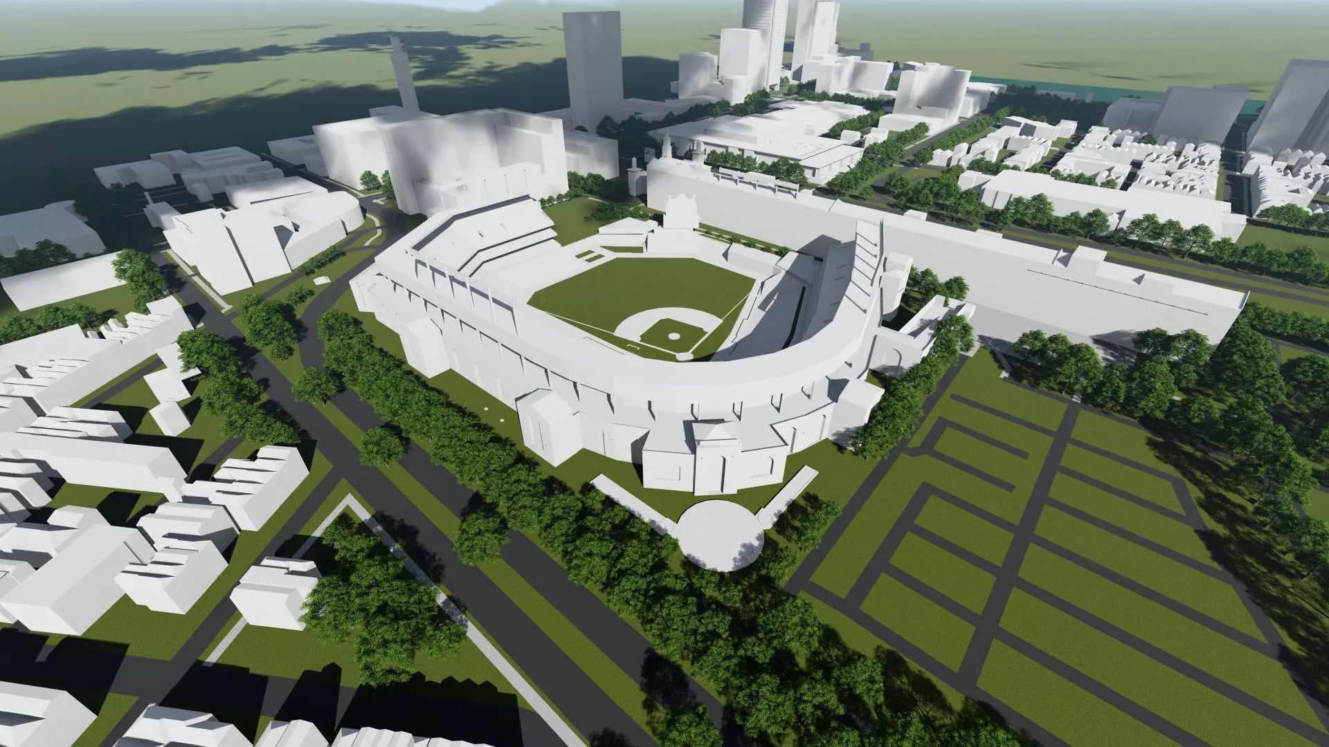 Oriole Park at Camden 3D model