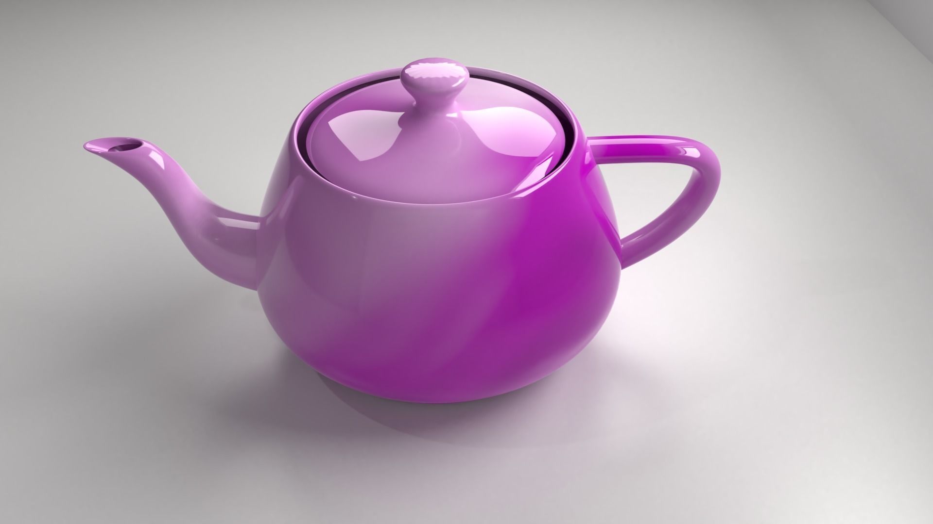 Gradient Teapot  3D model_1