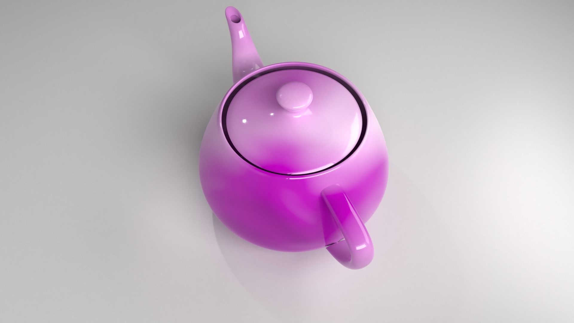 Gradient Teapot  3D model_2