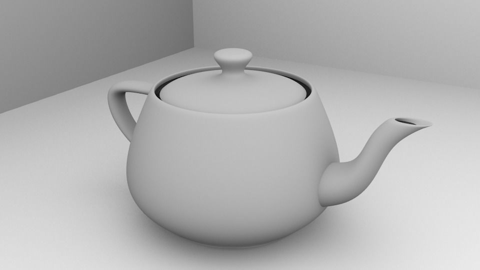 Gradient Teapot  3D model_3