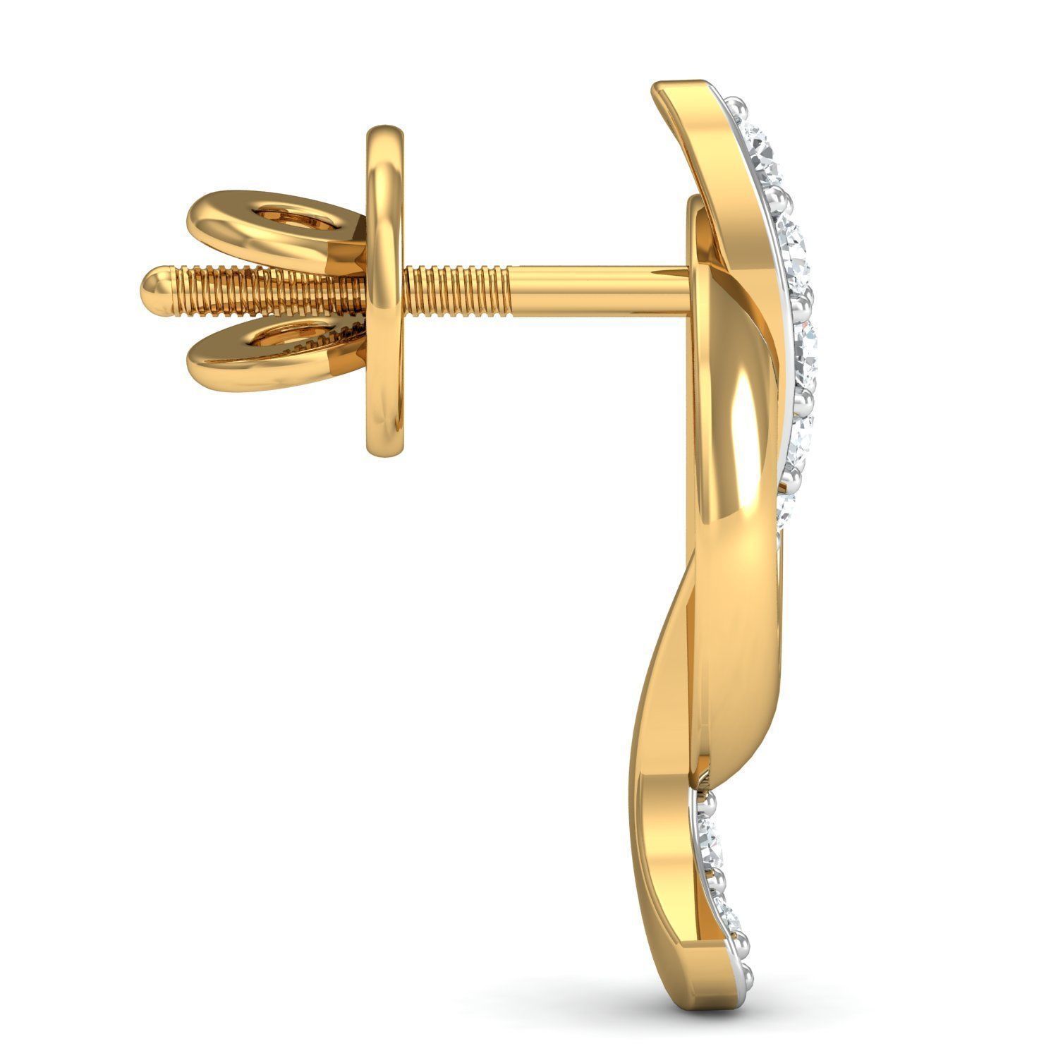 Women ring earrings pendant 3dm stl render detail 3D print model 3D print model_7