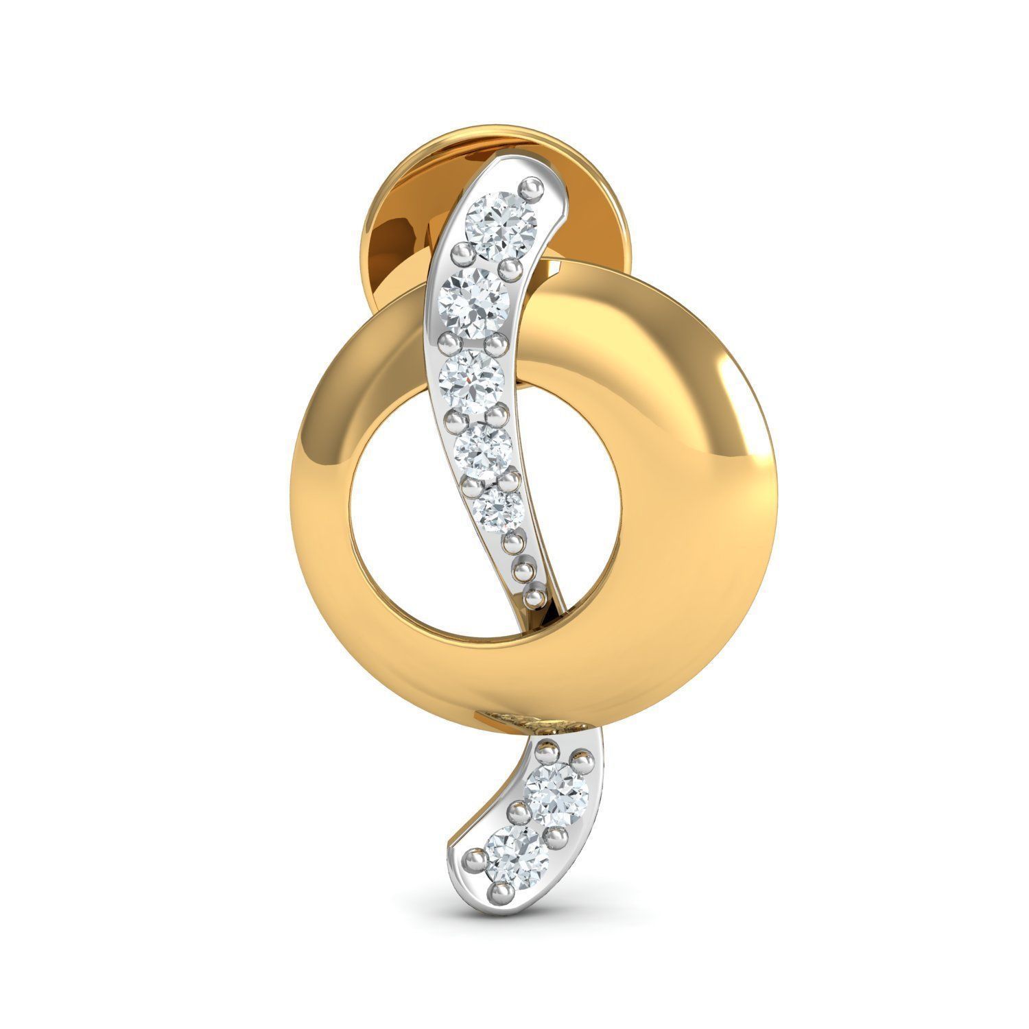 Women ring earrings pendant 3dm stl render detail 3D print model 3D print model_6