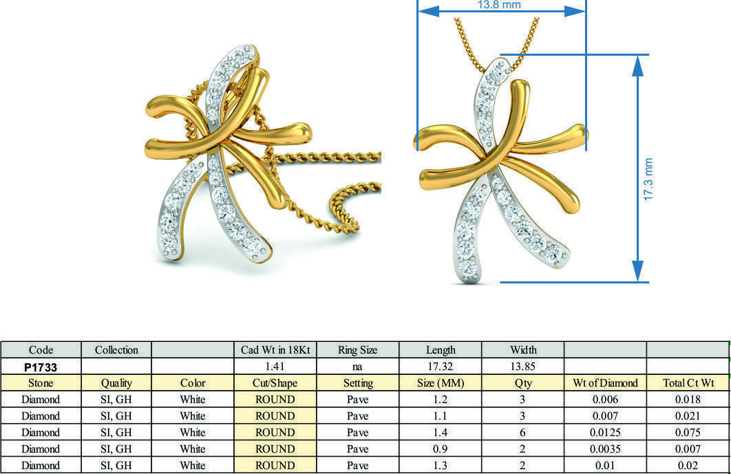 Women ring earrings pendant 3dm stl render detail 3D print model 3D print model_4