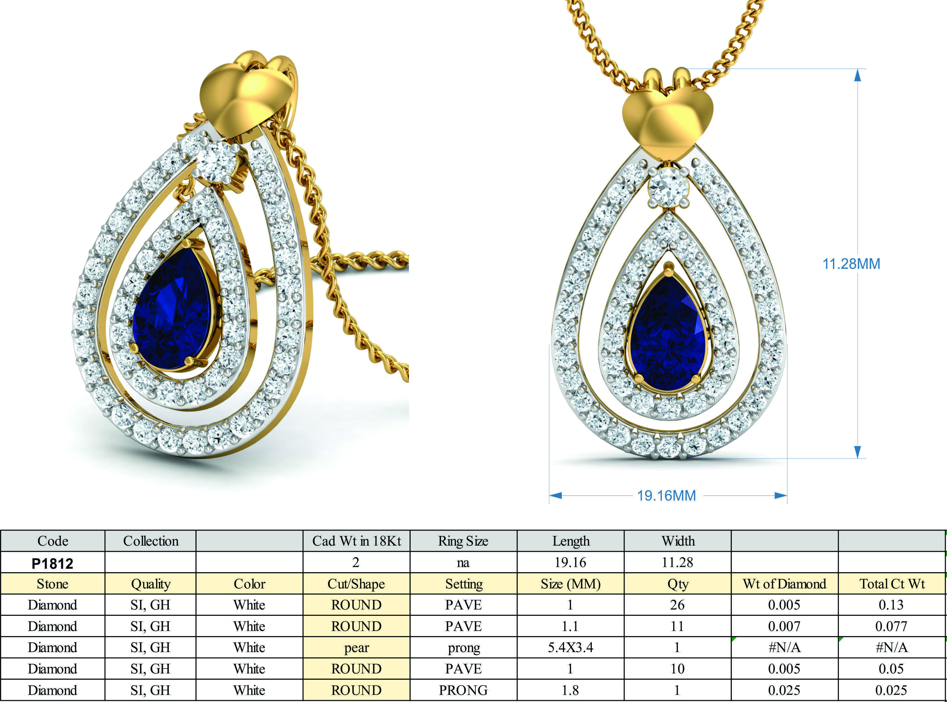 Women ring earrings pendant 3dm stl render detail 3D print model 3D print model_17