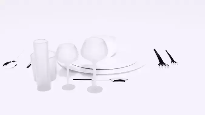 Entire tableset - Real-world scaled