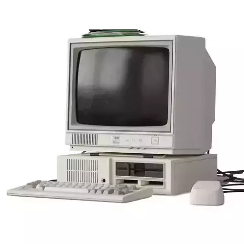 IBM PCjr 3D model