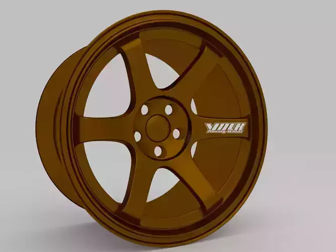 Volk TE37 Saga Free 3D model