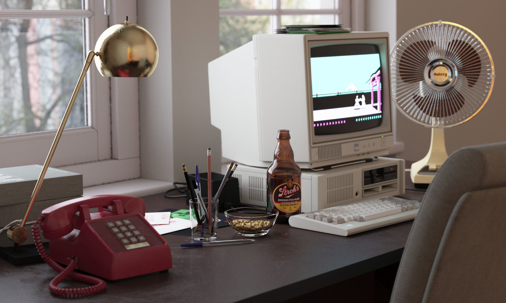 Western Electric Model 2500 telephone 3D model_2