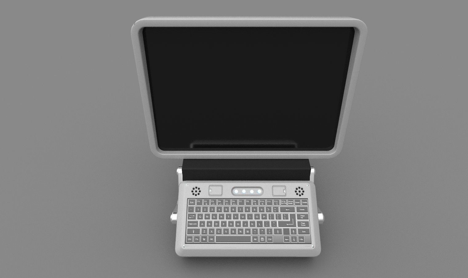 Computer Terminal 3D model_4