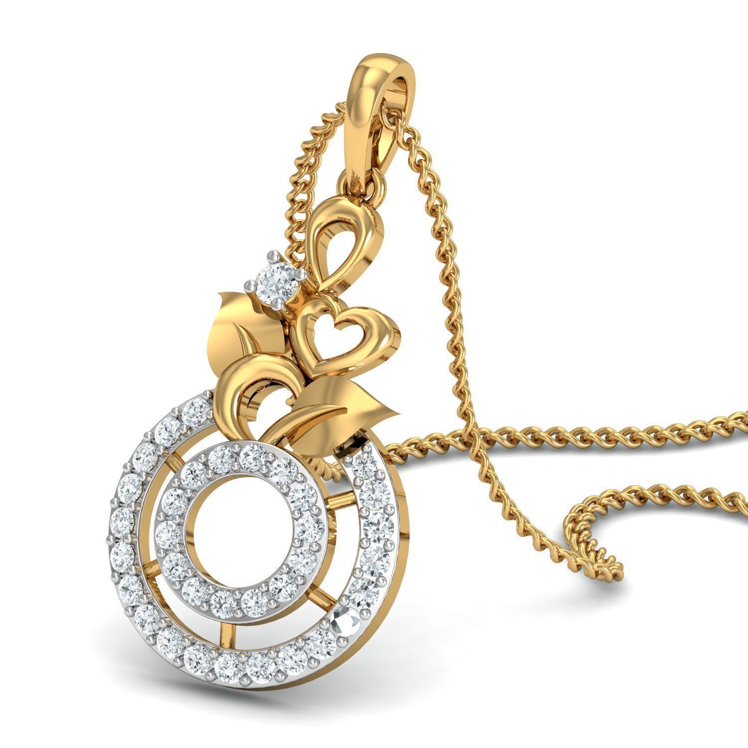 Women ring earrings pendant 3dm stl render detail 3D print model 3D print model_3