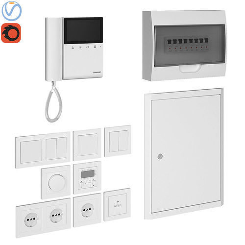 Home electrification 3D model