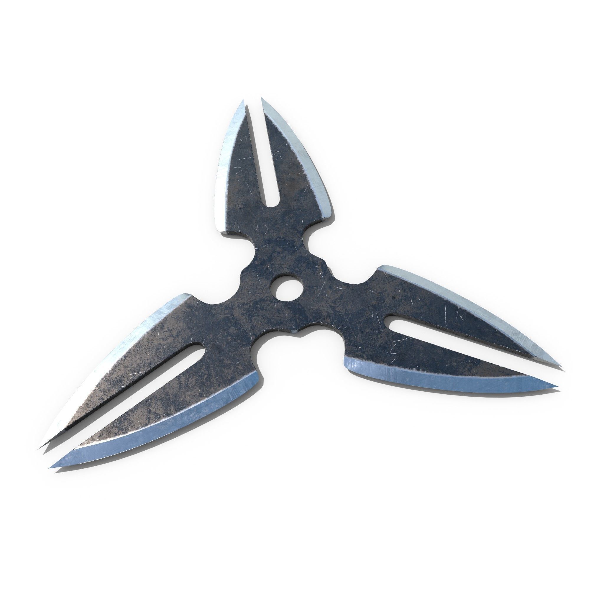 Shurikens 1 RT Low-poly 3D model