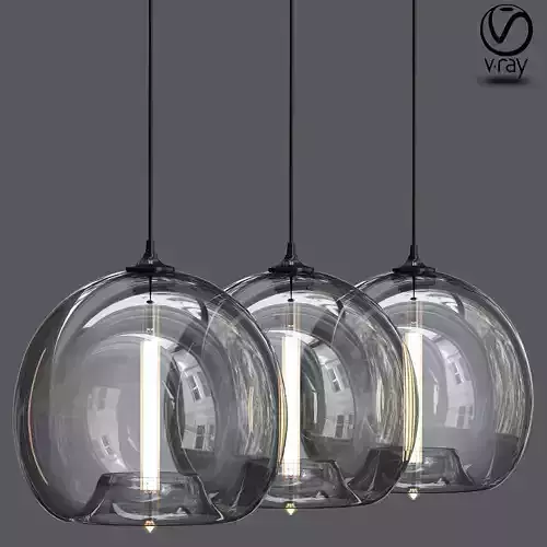 Stamen Gray Handblown