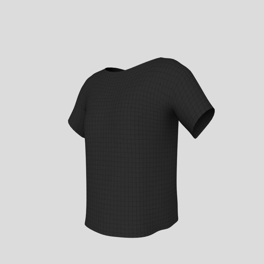 Men and Women Fandom T-Shirts 3D Model Collection_4