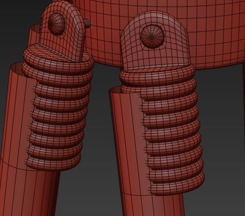 Riflettore Floor Standing Light 3D model_6