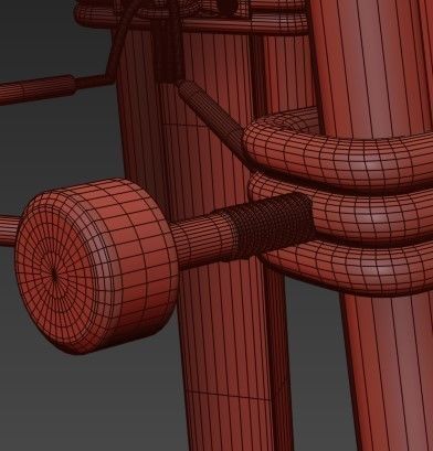 Riflettore Floor Standing Light 3D model_2