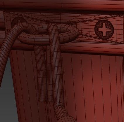 Riflettore Floor Standing Light 3D model_3