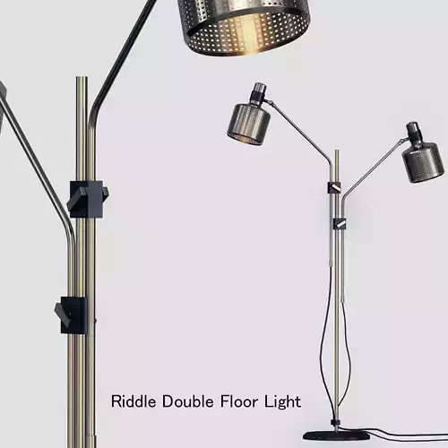Riddle Double Floor Light 3D model
