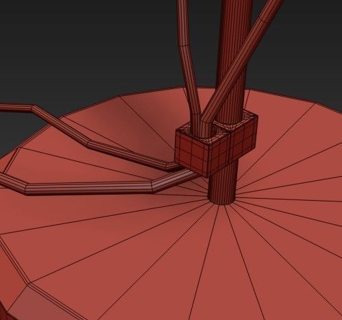 Riddle Double Floor Light 3D model_3