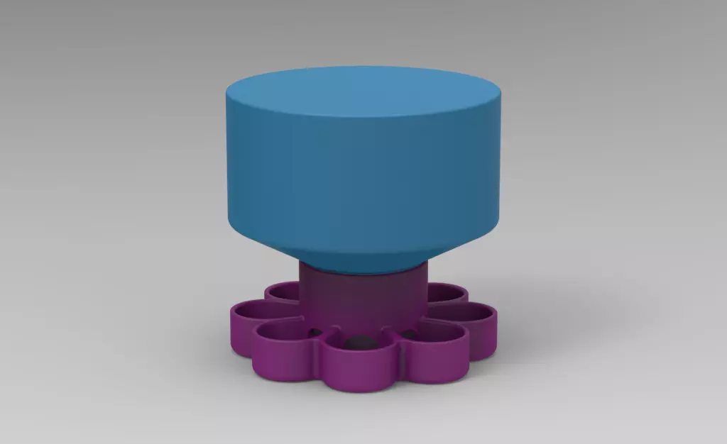 Water Feeder for new born quail and splayed leg quail baby 3D print model_0