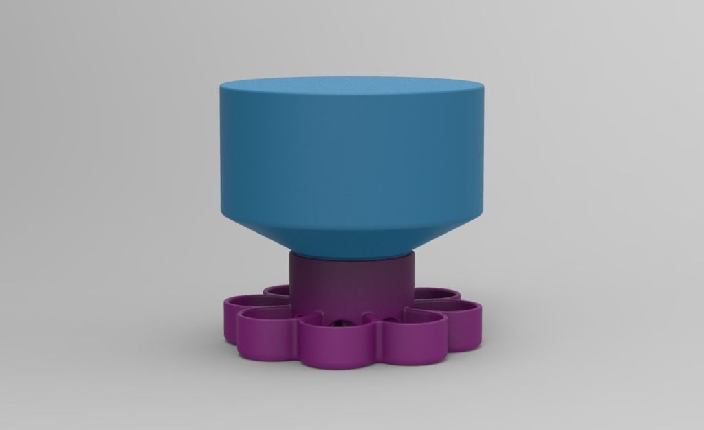 Water Feeder for new born quail and splayed leg quail baby 3D print model_6