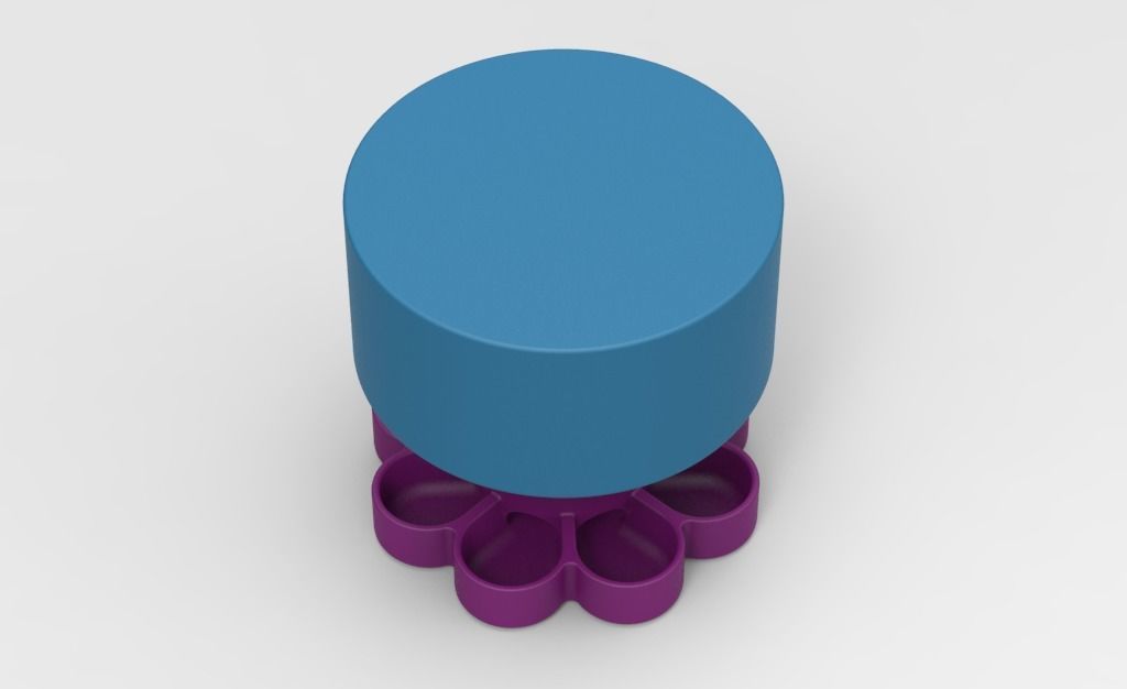 Water Feeder for new born quail and splayed leg quail baby 3D print model_5