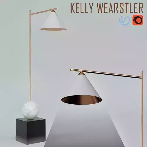 Kelly Wearstler CLEO FLOOR LAMP designed by Kelly Wearstler 3D model