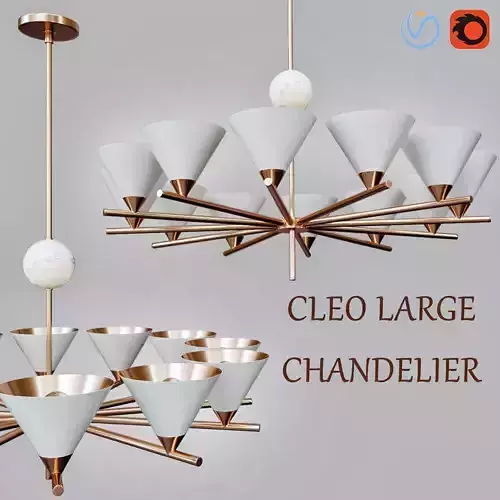 Cleo Large Chandelier designed by Kelly Wearstler