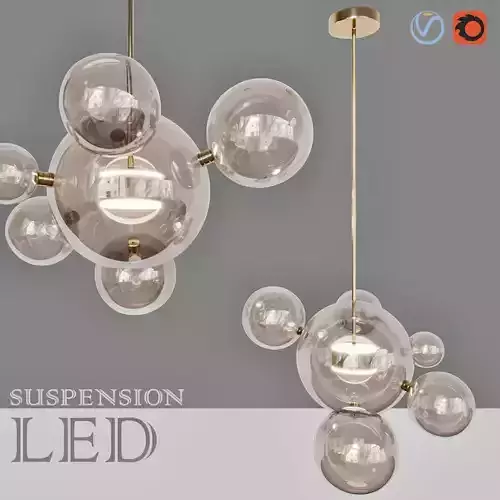 Suspension LED design BUBBLE LAMP 6