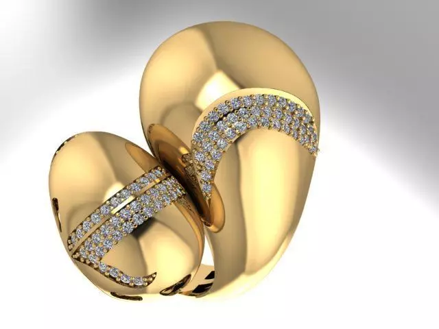 fusion Ring 3D print model