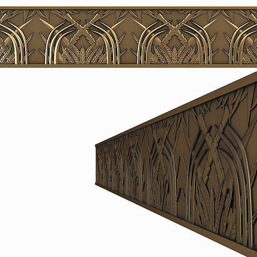 Moorish molding 3D model