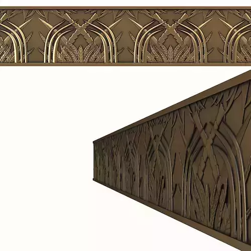 Moorish molding 3D model