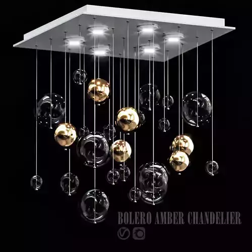 BOLERO AMBER CHANDELIER 