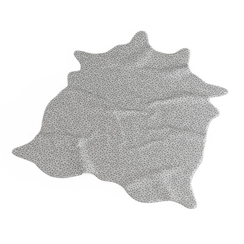 Zebra rug 02 3D model_4