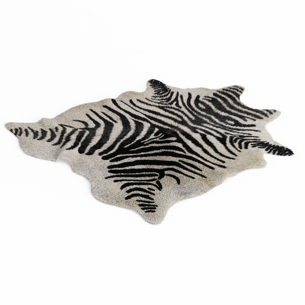Zebra rug 02 3D model_1