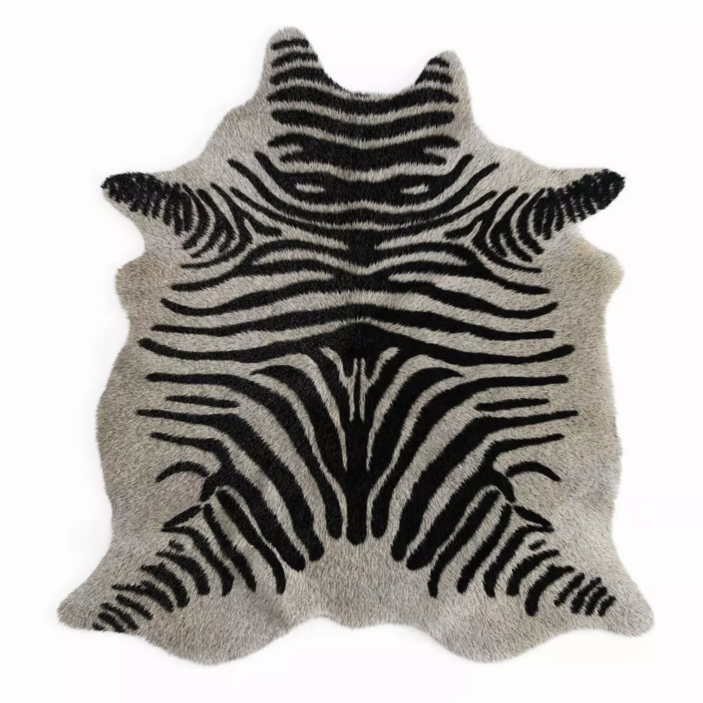 Zebra rug 02 3D model_0