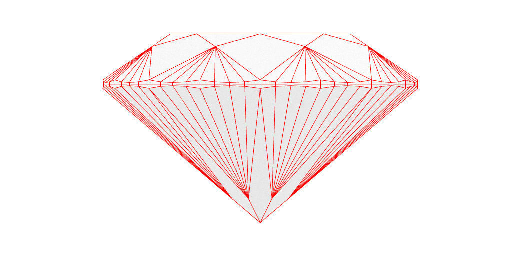 Diamond - Round Free 3D model_5