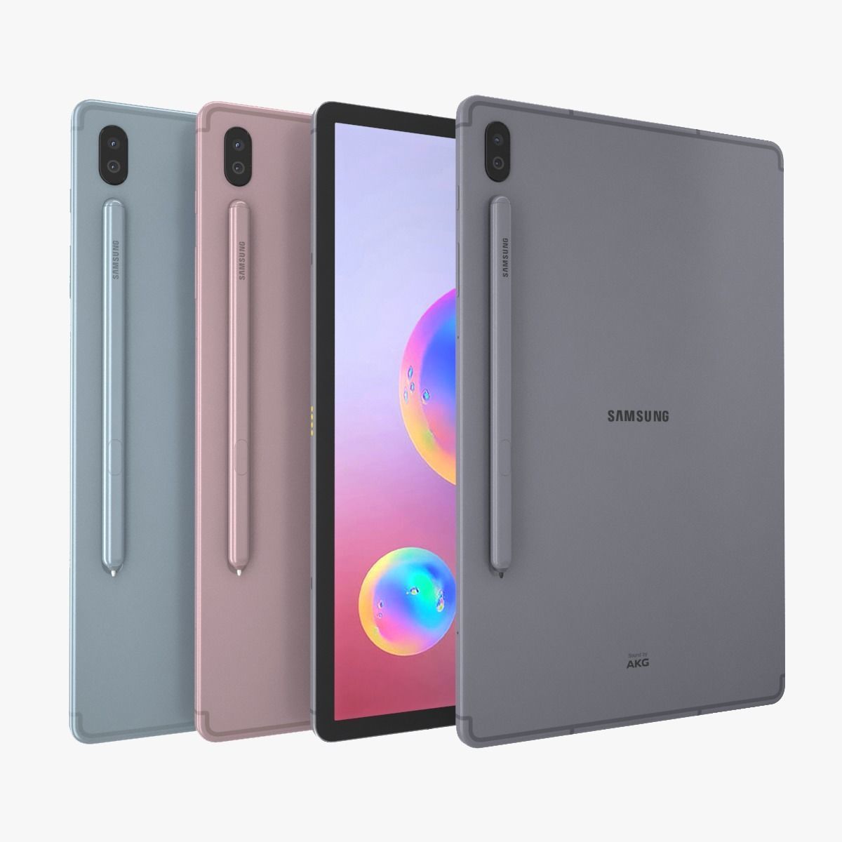 Samsung Galaxy Tab S6 Full Color 3D model_1