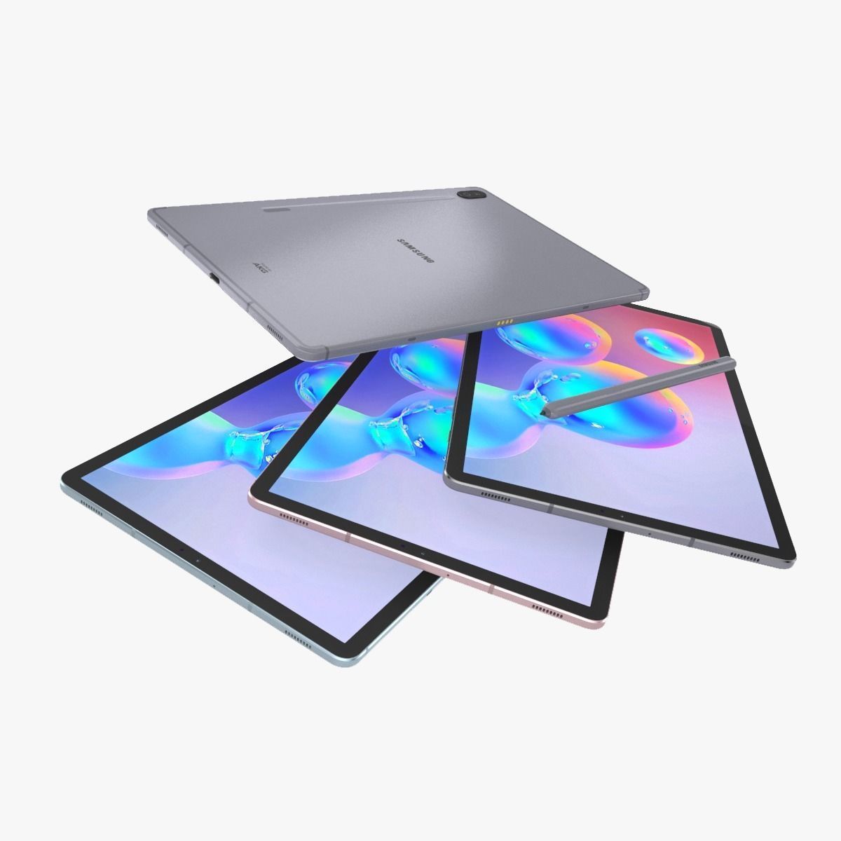 Samsung Galaxy Tab S6 Full Color 3D model_10