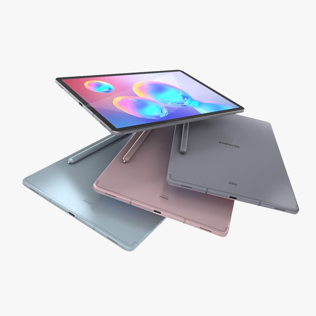 Samsung Galaxy Tab S6 Full Color 3D model_9