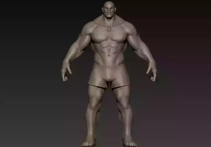 Muscular Man Basemesh