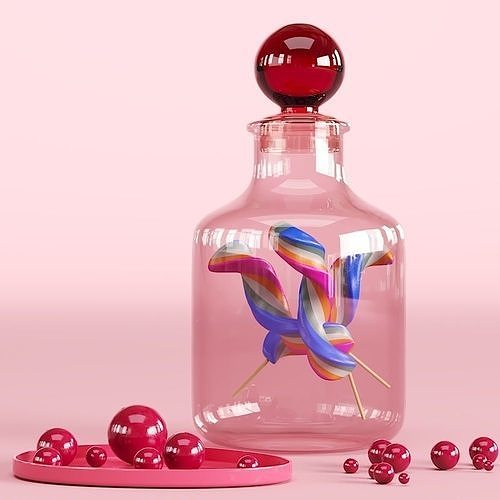 Normann Copengahen Magic Jar 3D model