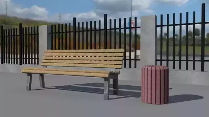 bench park