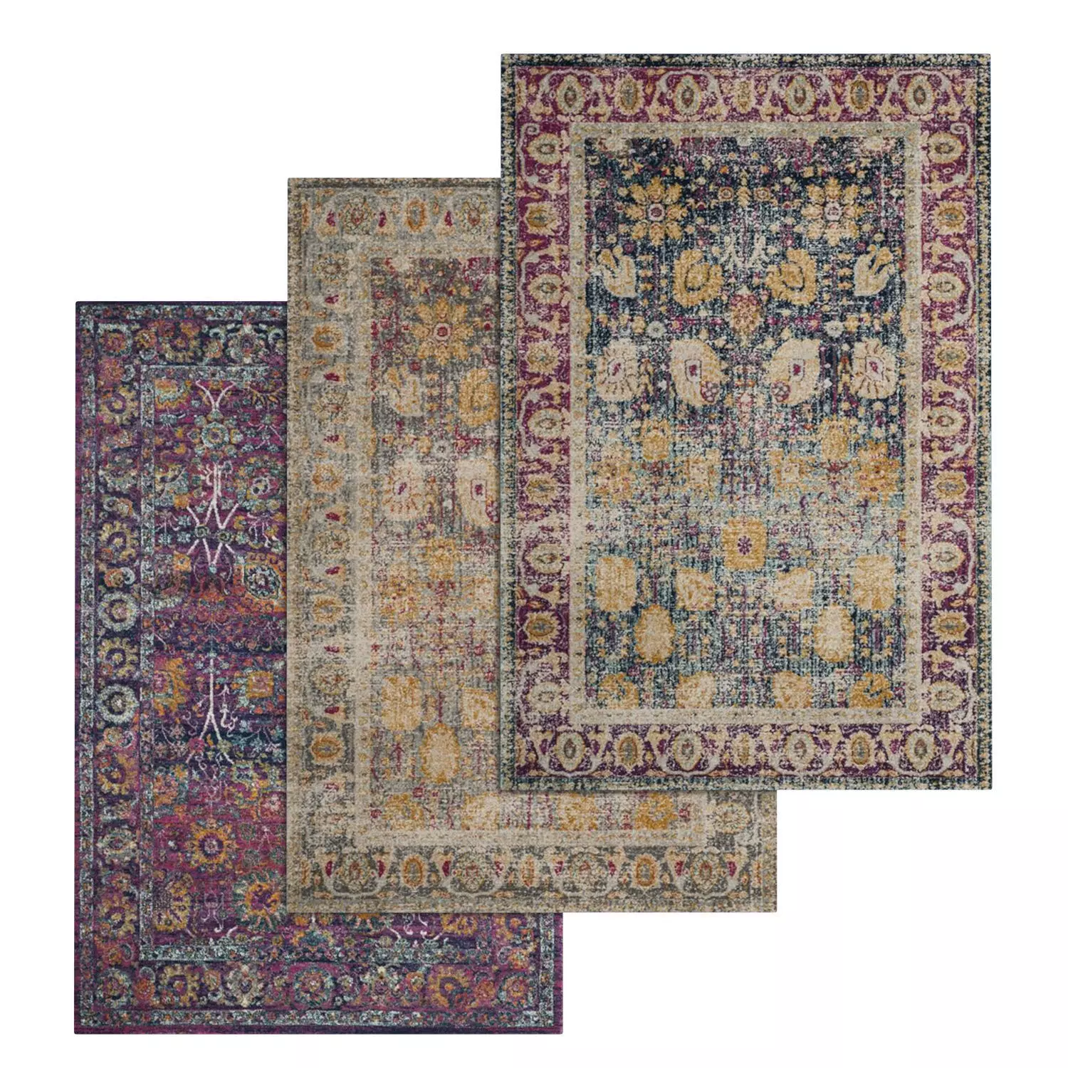 Rug Set 150 3D model_0