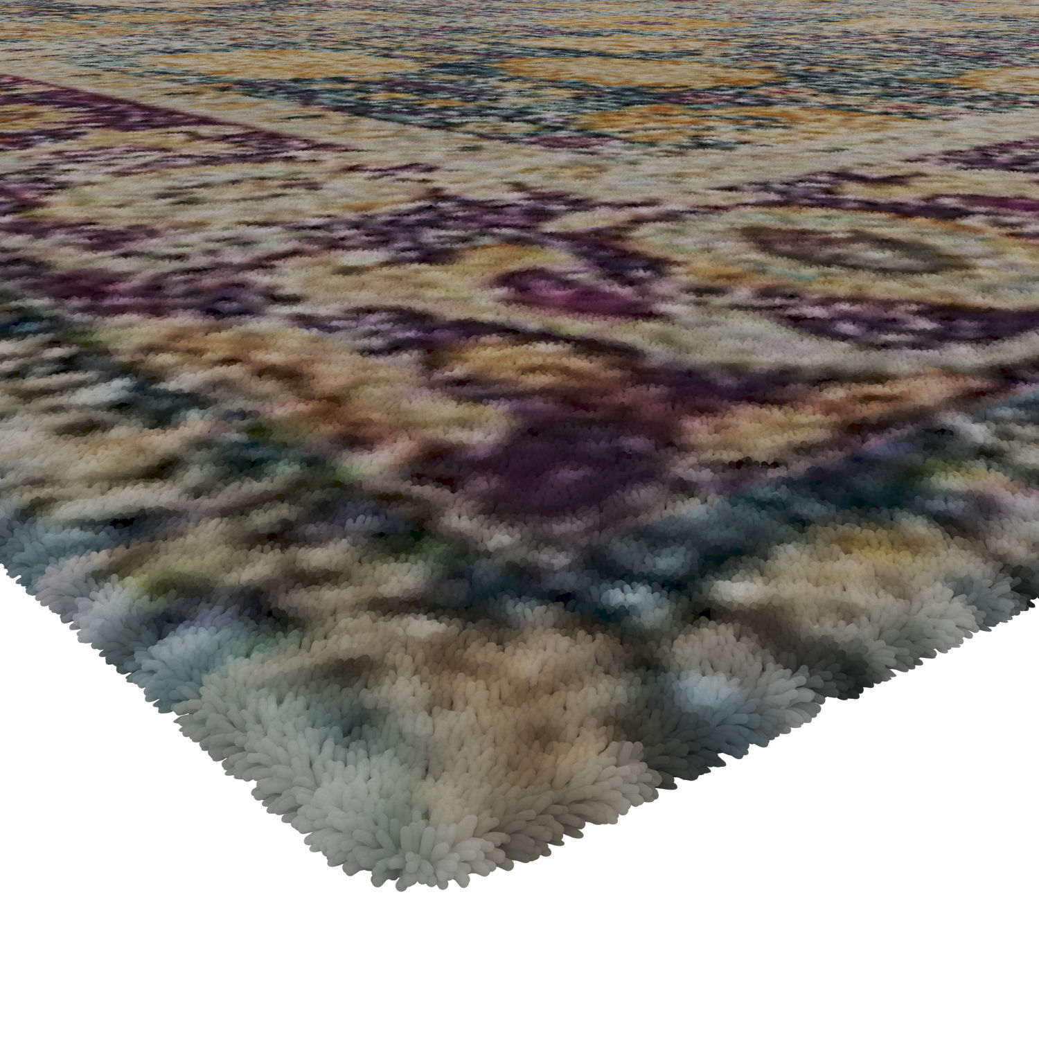 Rug Set 150 3D model_1